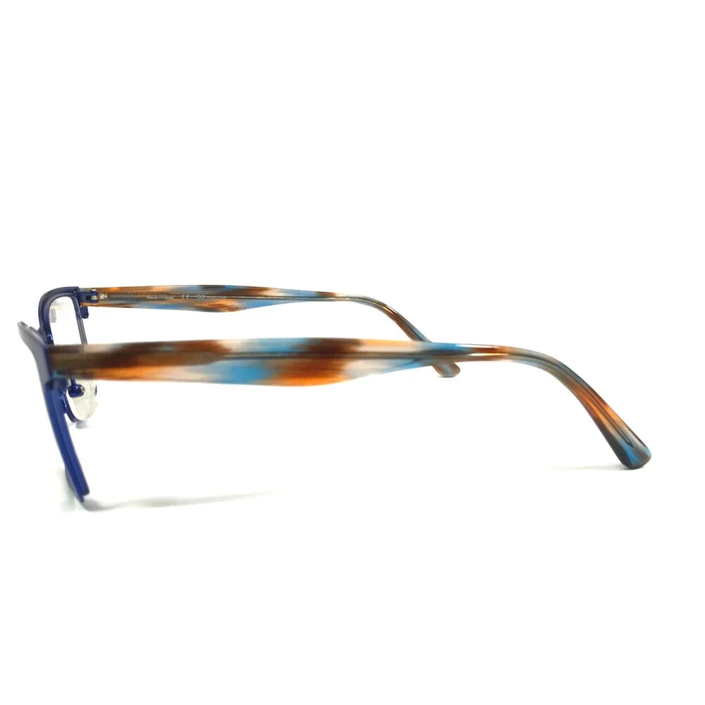 OGI Eyeglasses Frames EVOLUTION 4313/1872 Blue Brown Cat Eye Full Rim 53-18-145
